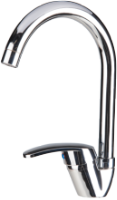Kitchen Tap Gooseneck Type U Aqua / L[mm]: 135; Hlev[mm]: 70; Hu[mm]: 195; Ht[mm]: 265