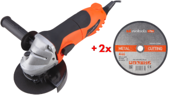 Angle Grinder AG125 + 2x Abrasive Disc PROMO