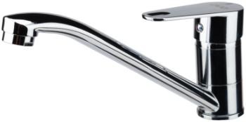 Kitchen Tap Delta / L[mm]: 215; Hlev[mm]: 100; Hu[mm]: 125