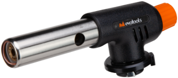 Gas Burner with Collar and Piezo Ignition