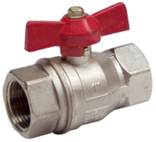 Ball Valve with Butterfly Handle F-F ESP