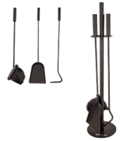 Fireplace Tools with Stand (3 Pieces) 1188