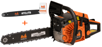 Chainsaw CS546 with 2 Guide Bars and 2 Chains EvoTools®