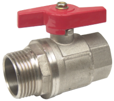 Ball Valve with Butterfly Handle F-M