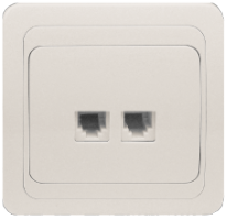 ST Double Telephone Socket
