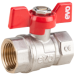 Ball Valve with Butterfly Handle F-F 1036