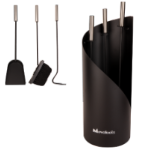 Fireplace Tools with Stand (3 Pieces)