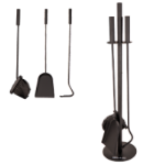 Fireplace Tools with Stand (3 Pieces) 1188