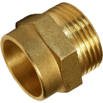 Brass Connector (Copper Pipe) Male Thread